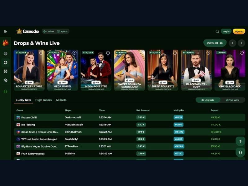 Turnieje i cashback Casinacho Casino mobilnie — co można robić z telefonu